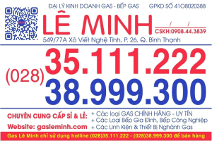 Tem nhãn gas Lê Minh chính chủ với địa chỉ duy nhất và 3 số hotline của chúng tôi